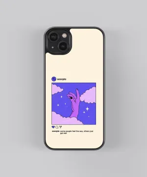 Scorpio Quirky Aesthetic Zodiac Sign Glass Phone Case Cover