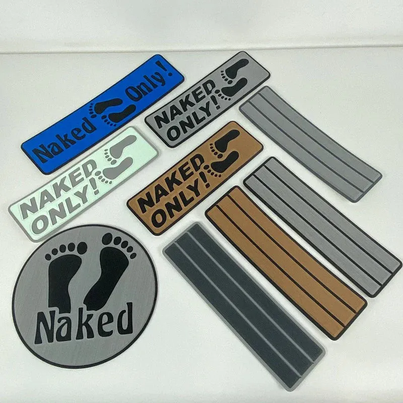 SeaDek Traction Step Pad | 10" Circle | DarkGray-AquaCamo - Naked