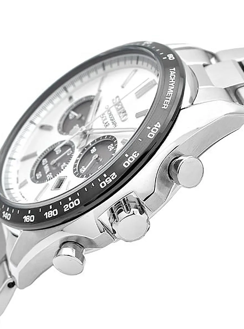 SEIKO SELECTION SOLAR CHRONOGRAPH PANDA SBPY165 JAPAN MOV'T JDM