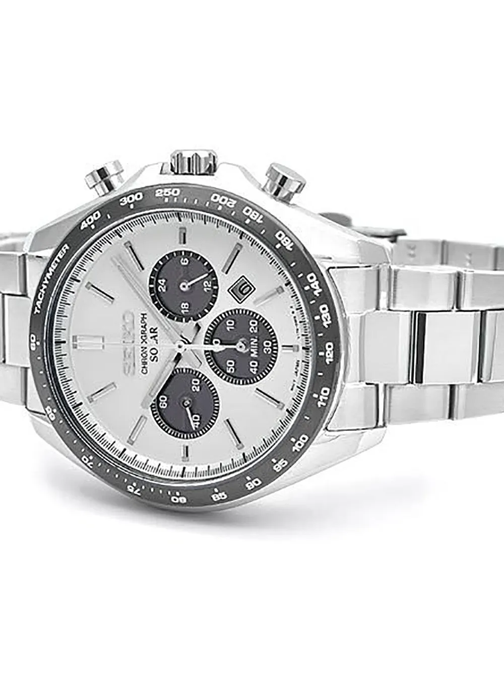 SEIKO SELECTION SOLAR CHRONOGRAPH PANDA SBPY165 JAPAN MOV'T JDM