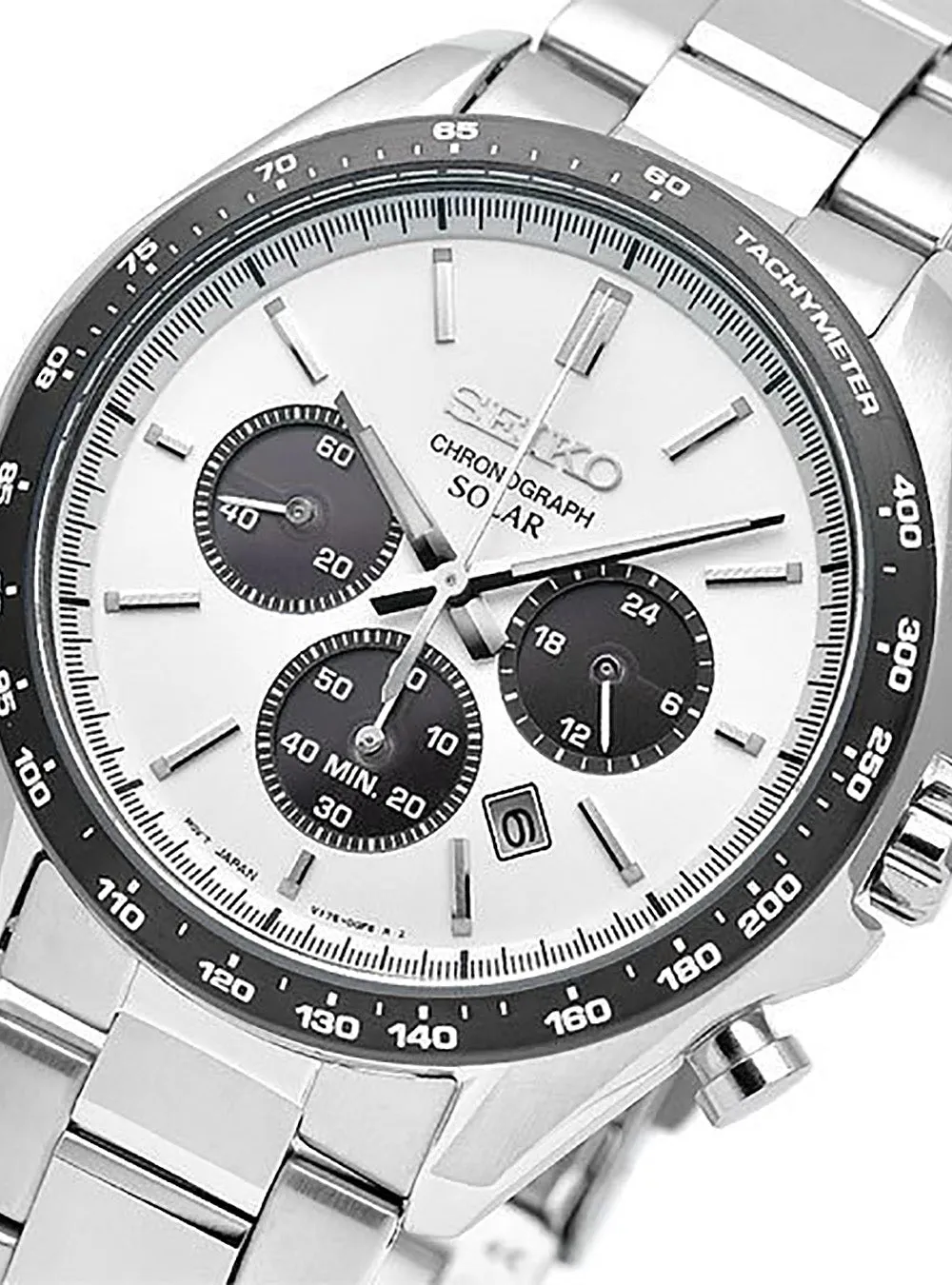 SEIKO SELECTION SOLAR CHRONOGRAPH PANDA SBPY165 JAPAN MOV'T JDM