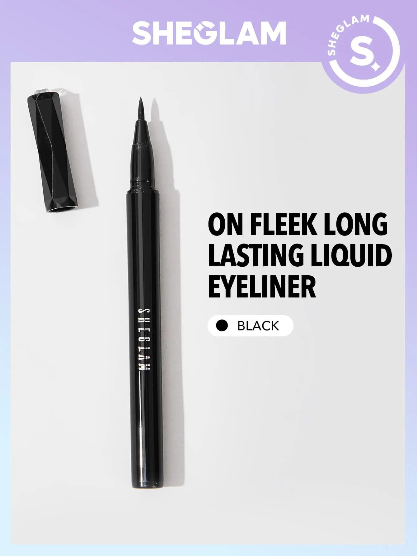 SHEGLAM On Fleek Long Lasting Liquid Eyeliner Black