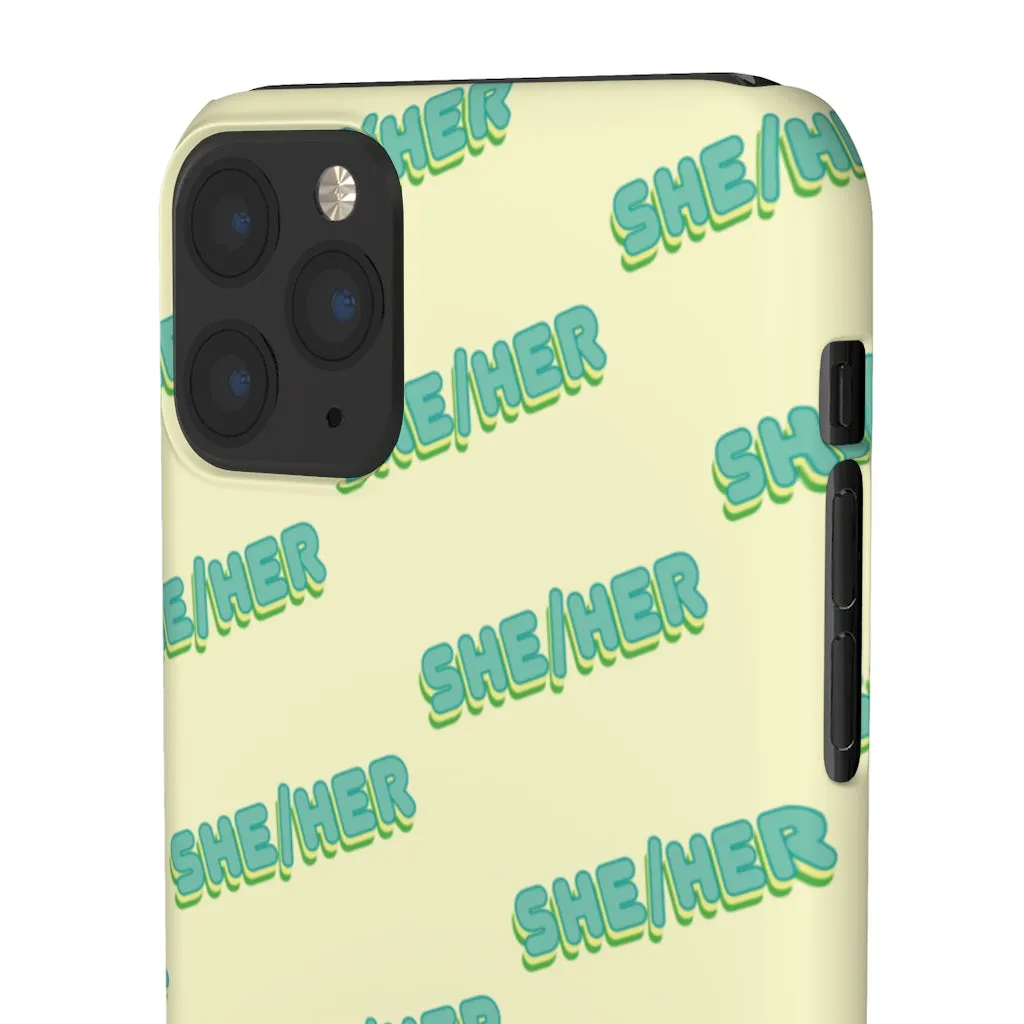 She/Her Phone Case For Apple & Samsung
