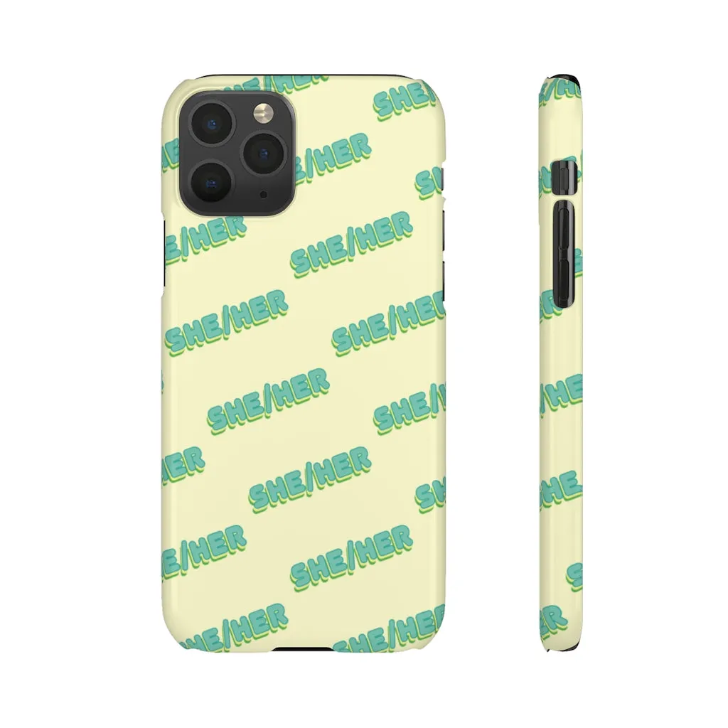 She/Her Phone Case For Apple & Samsung