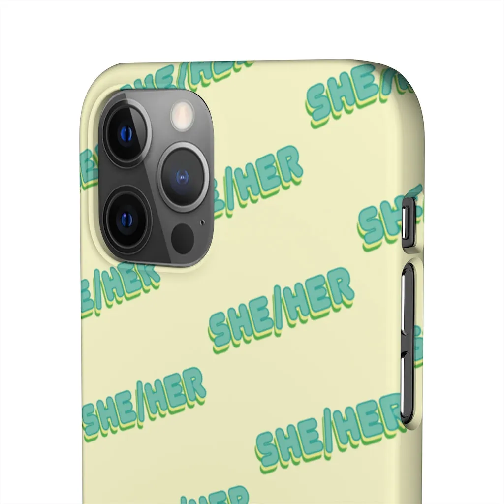 She/Her Phone Case For Apple & Samsung