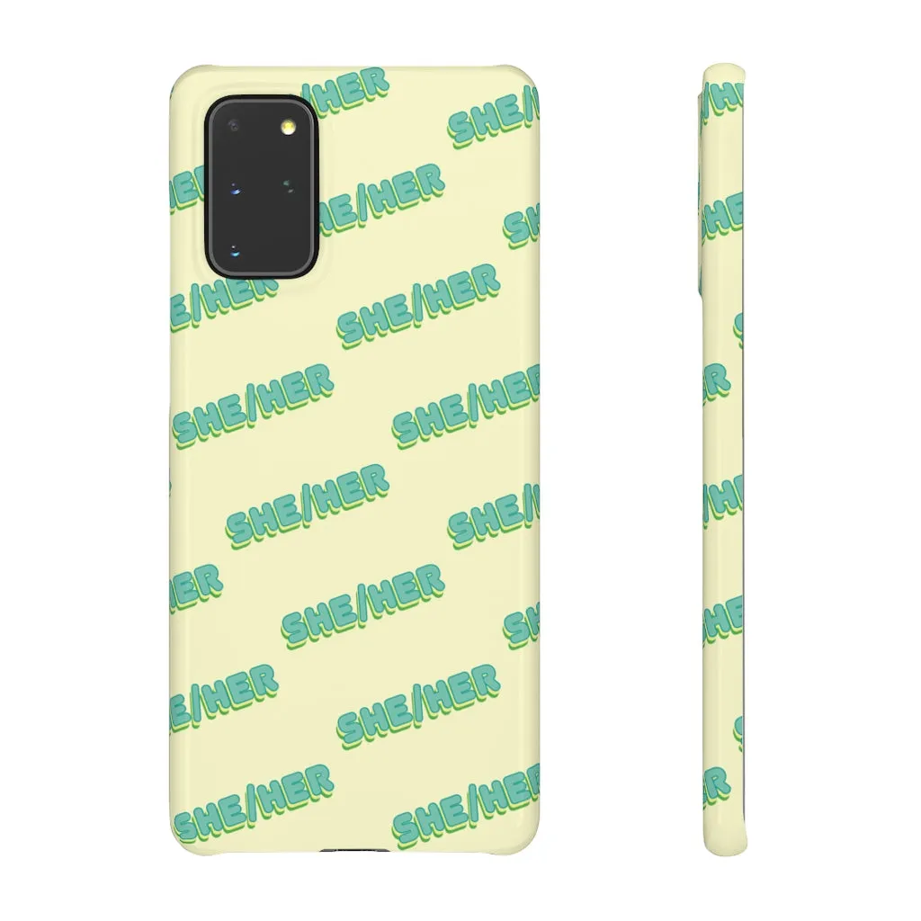 She/Her Phone Case For Apple & Samsung