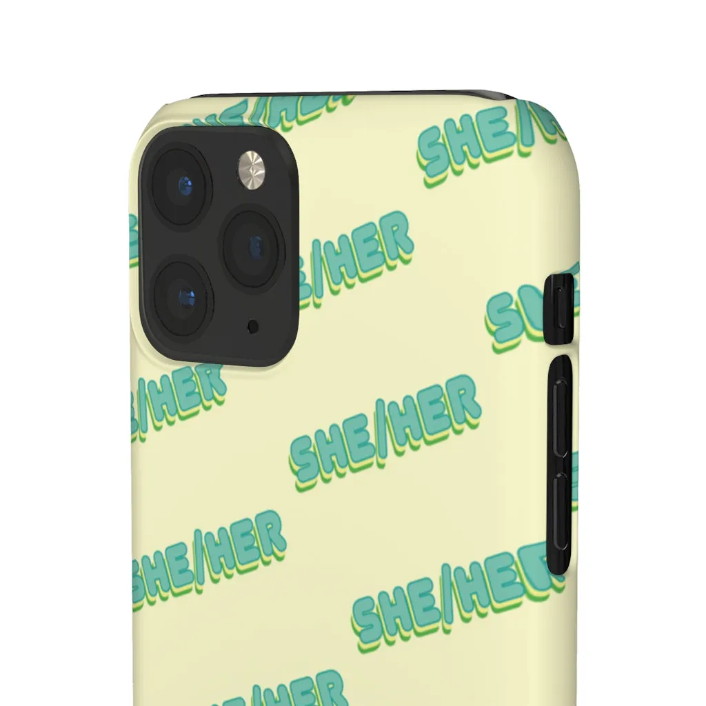 She/Her Phone Case For Apple & Samsung