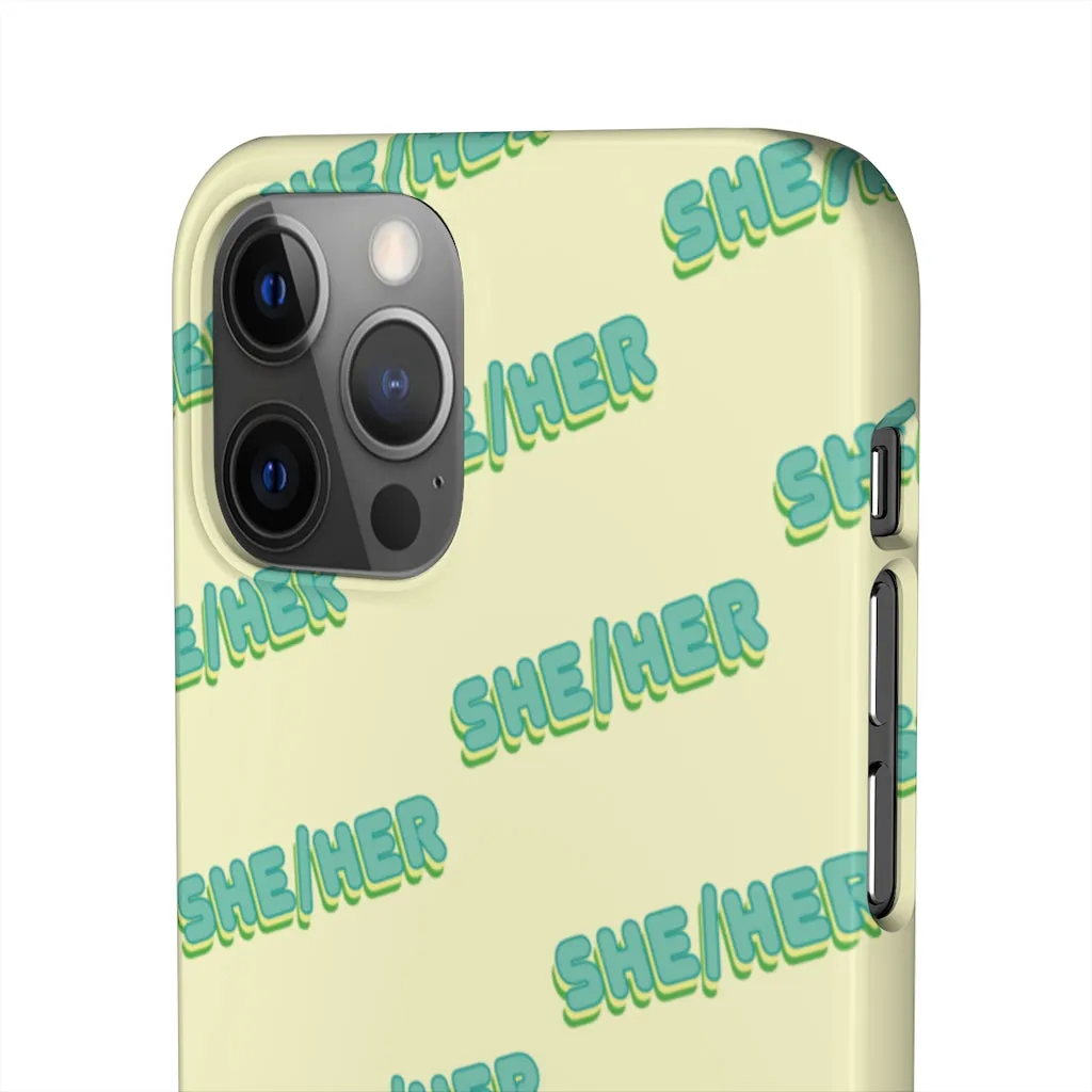 She/Her Phone Case For Apple & Samsung