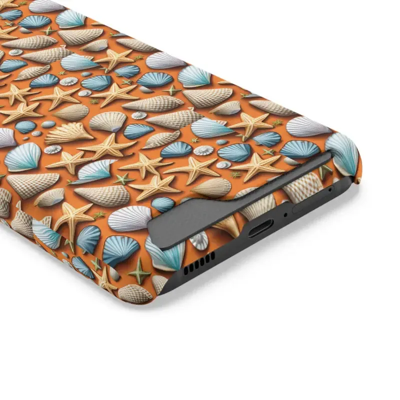 Shellfish Tastic Phone Case Sea Shells and Star Fishes