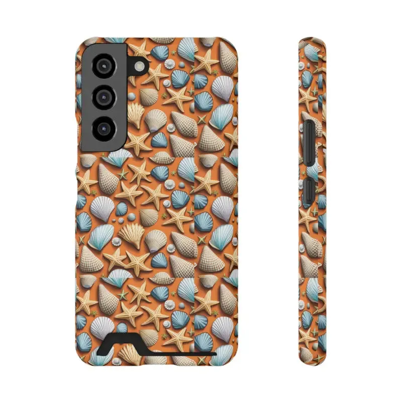 Shellfish Tastic Phone Case Sea Shells and Star Fishes