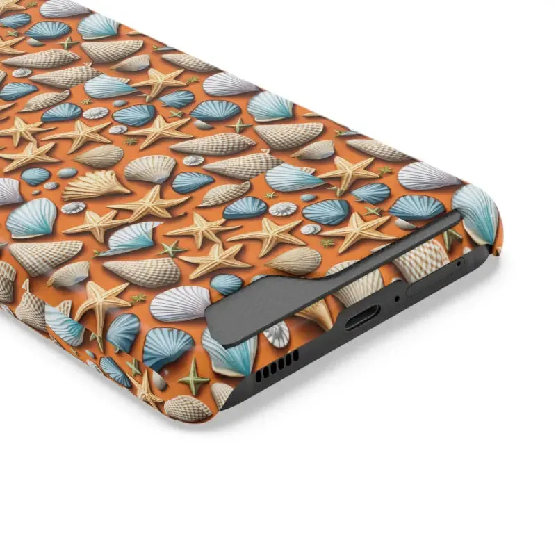 Shellfish Tastic Phone Case Sea Shells and Star Fishes