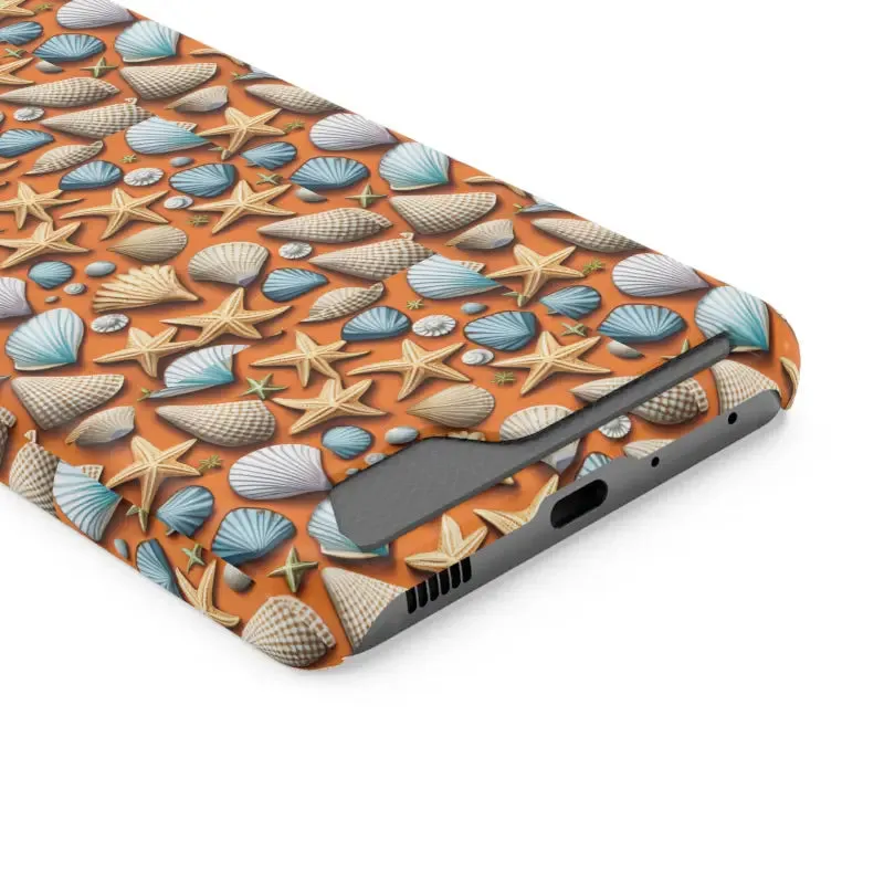 Shellfish Tastic Phone Case Sea Shells and Star Fishes
