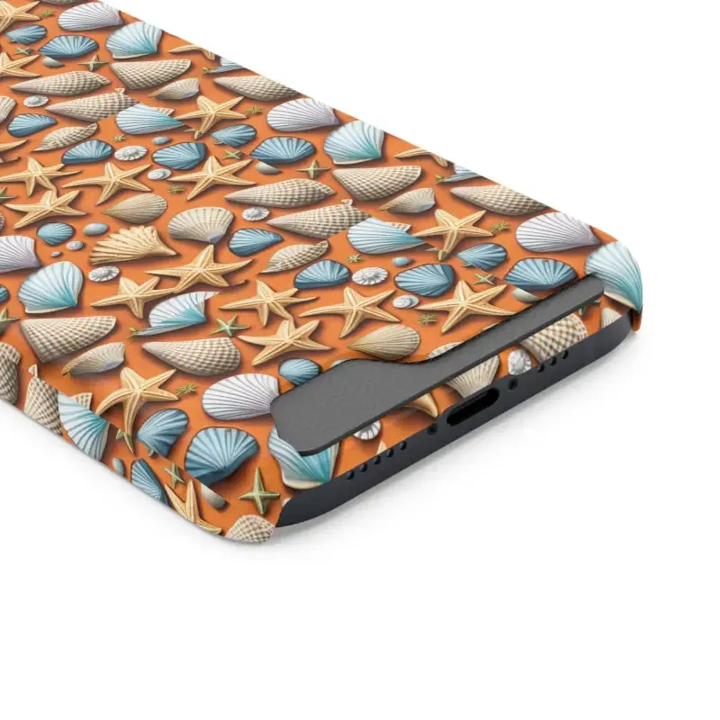 Shellfish Tastic Phone Case Sea Shells and Star Fishes