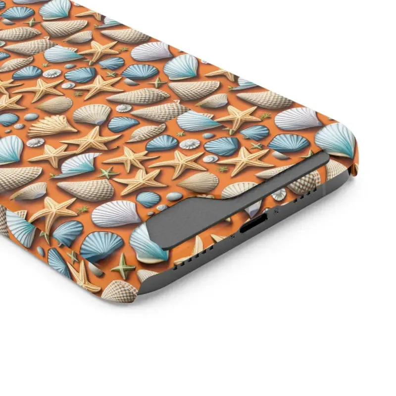 Shellfish Tastic Phone Case Sea Shells and Star Fishes