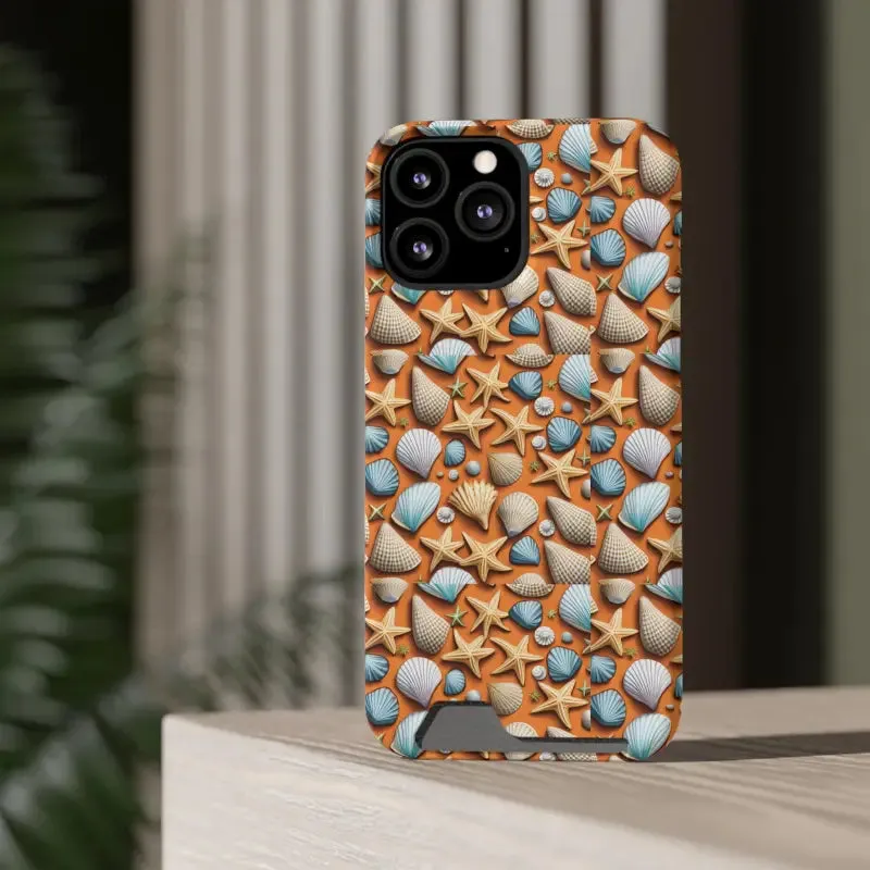 Shellfish Tastic Phone Case Sea Shells and Star Fishes