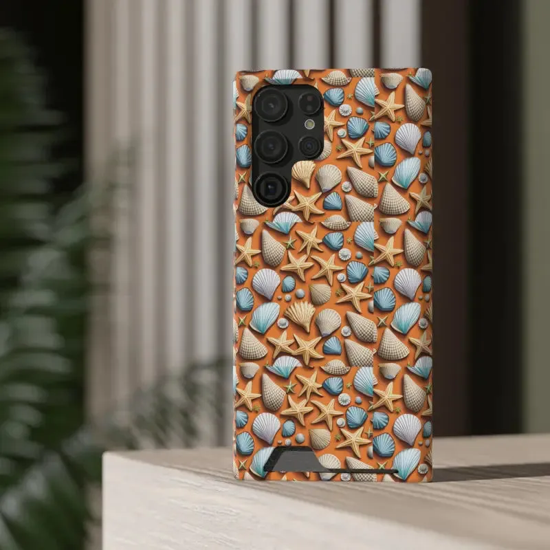 Shellfish Tastic Phone Case Sea Shells and Star Fishes
