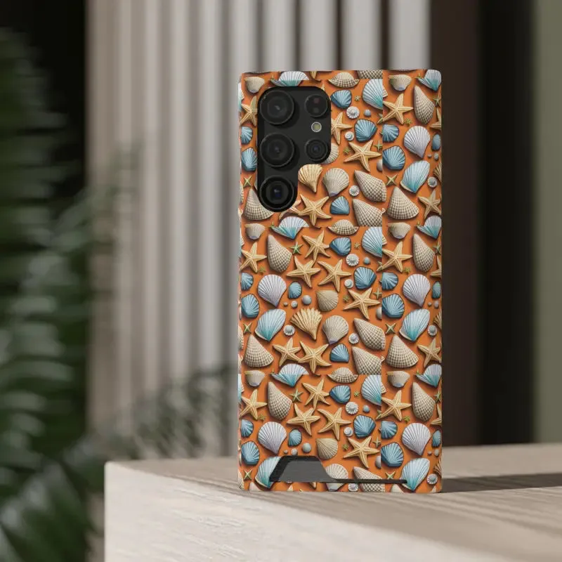 Shellfish Tastic Phone Case Sea Shells and Star Fishes