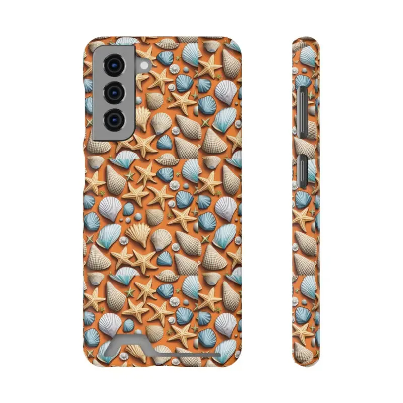 Shellfish Tastic Phone Case Sea Shells and Star Fishes