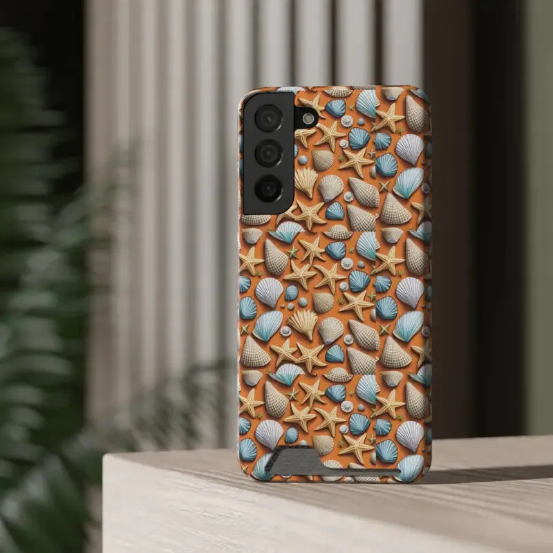 Shellfish Tastic Phone Case Sea Shells and Star Fishes