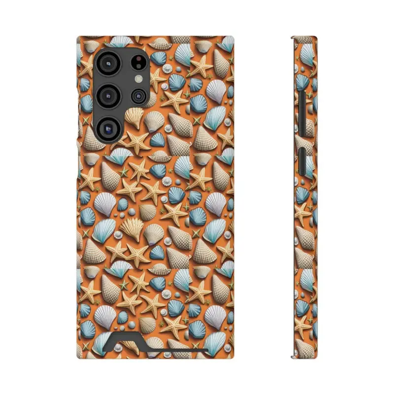 Shellfish Tastic Phone Case Sea Shells and Star Fishes