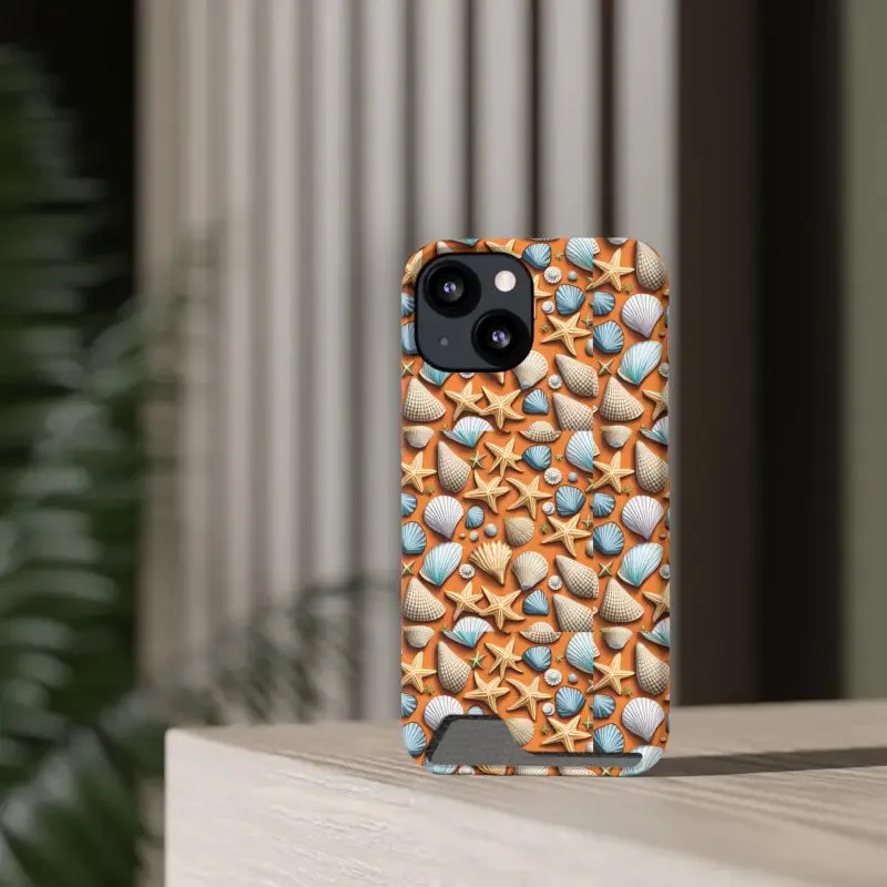Shellfish Tastic Phone Case Sea Shells and Star Fishes