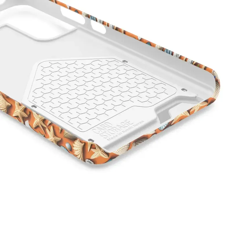 Shellfish Tastic Phone Case Sea Shells and Star Fishes