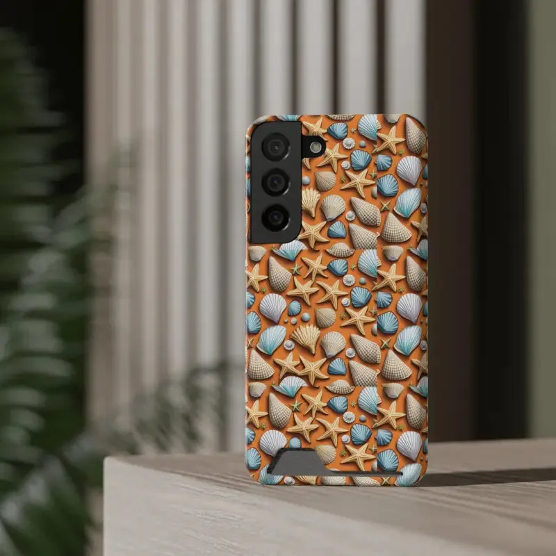 Shellfish Tastic Phone Case Sea Shells and Star Fishes