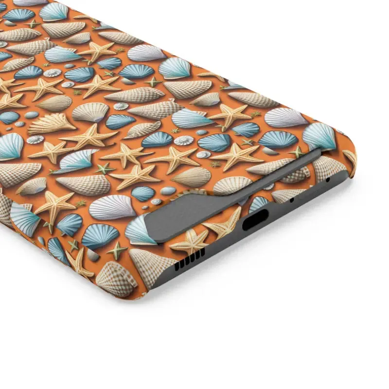 Shellfish Tastic Phone Case Sea Shells and Star Fishes