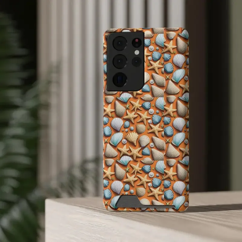 Shellfish Tastic Phone Case Sea Shells and Star Fishes