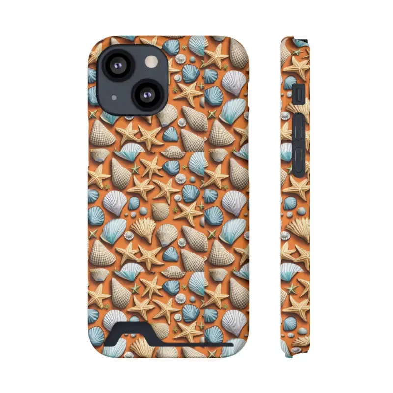 Shellfish Tastic Phone Case Sea Shells and Star Fishes