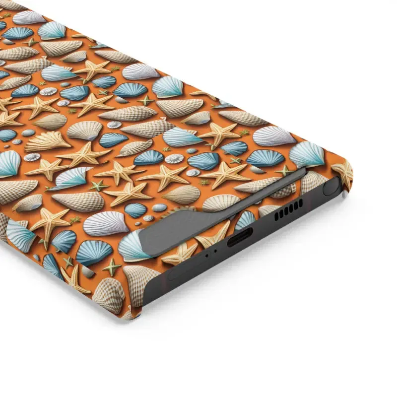 Shellfish Tastic Phone Case Sea Shells and Star Fishes
