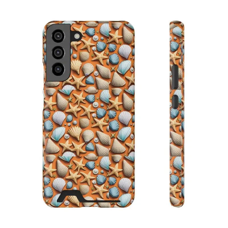 Shellfish Tastic Phone Case Sea Shells and Star Fishes