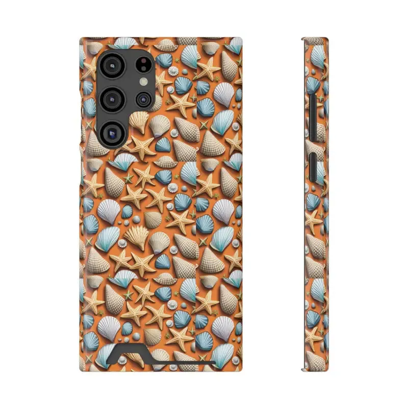 Shellfish Tastic Phone Case Sea Shells and Star Fishes