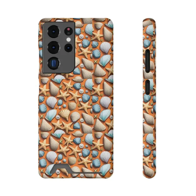 Shellfish Tastic Phone Case Sea Shells and Star Fishes