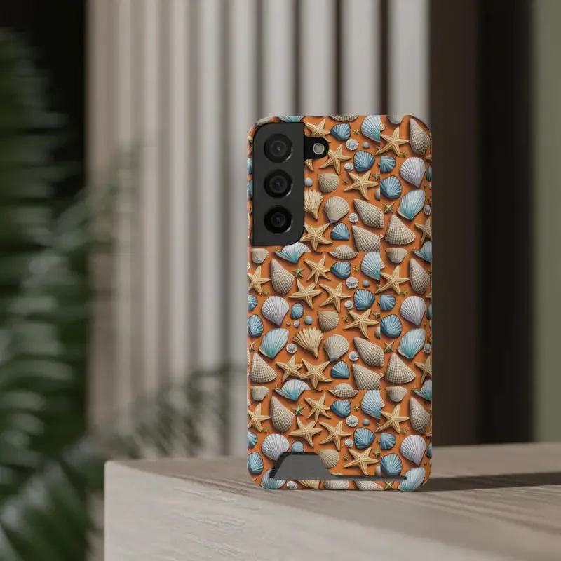Shellfish Tastic Phone Case Sea Shells and Star Fishes