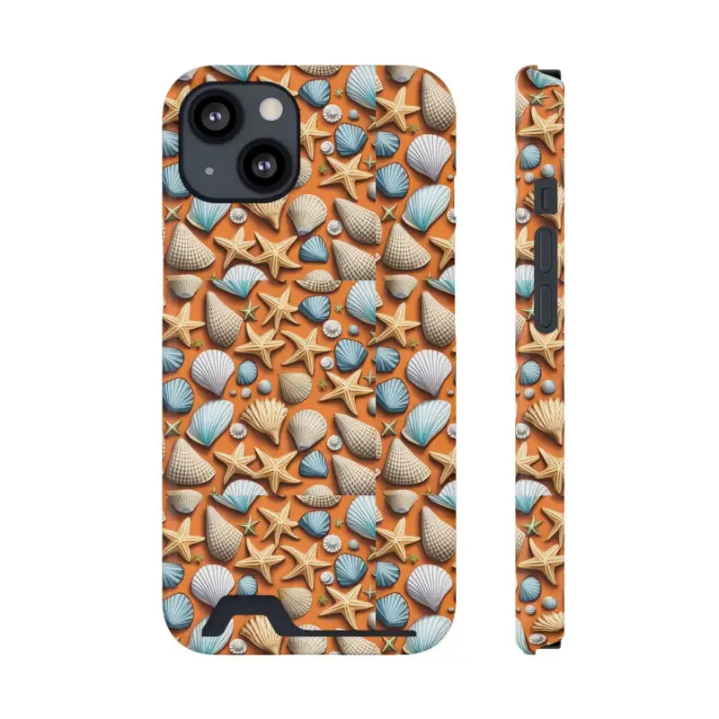 Shellfish Tastic Phone Case Sea Shells and Star Fishes