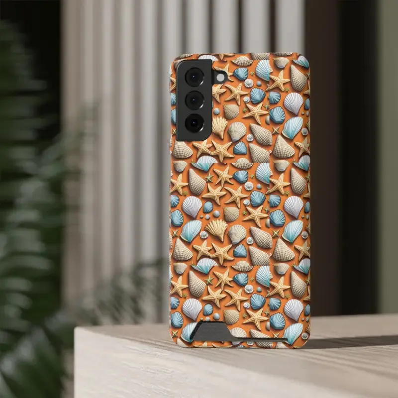 Shellfish Tastic Phone Case Sea Shells and Star Fishes