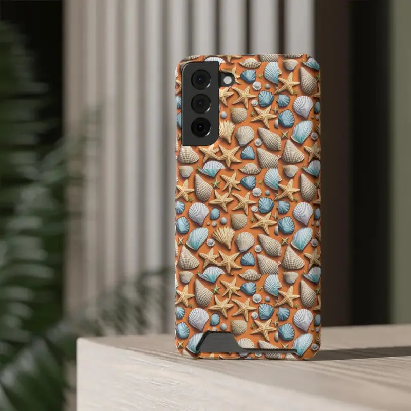 Shellfish Tastic Phone Case Sea Shells and Star Fishes