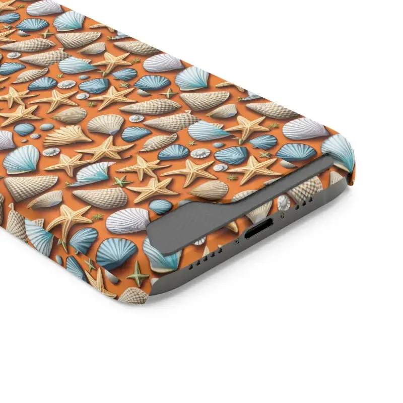 Shellfish Tastic Phone Case Sea Shells and Star Fishes