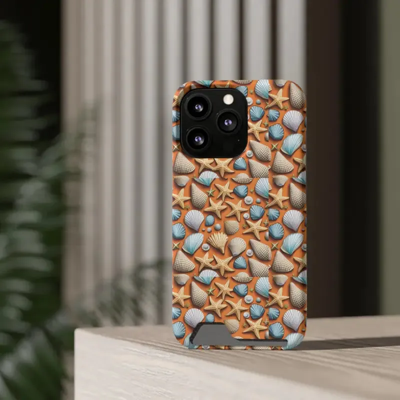 Shellfish Tastic Phone Case Sea Shells and Star Fishes
