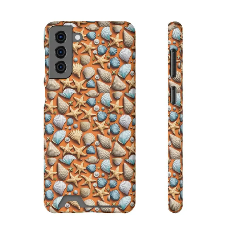 Shellfish Tastic Phone Case Sea Shells and Star Fishes