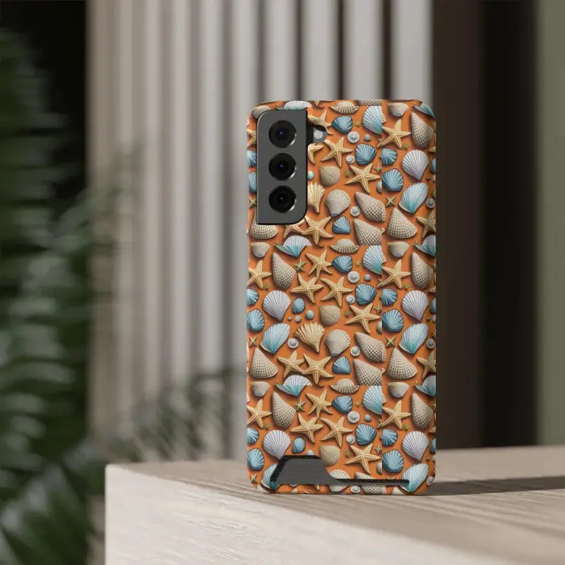 Shellfish Tastic Phone Case Sea Shells and Star Fishes