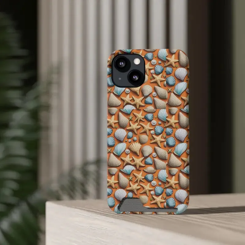 Shellfish Tastic Phone Case Sea Shells and Star Fishes