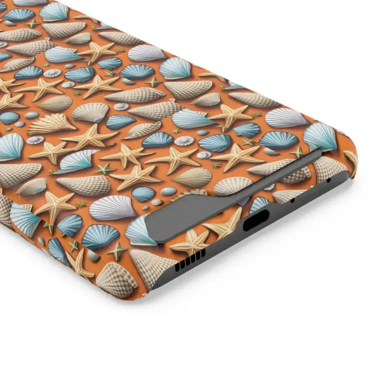 Shellfish Tastic Phone Case Sea Shells and Star Fishes