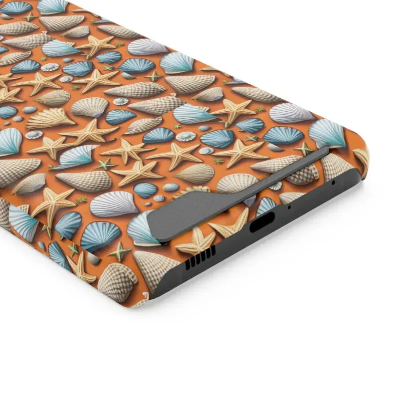 Shellfish Tastic Phone Case Sea Shells and Star Fishes