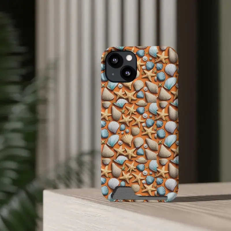 Shellfish Tastic Phone Case Sea Shells and Star Fishes