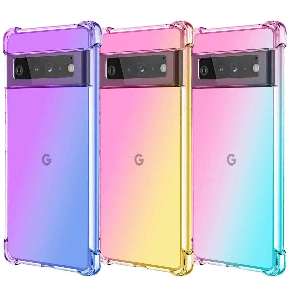 Shockproof Air-Bag Gradient Silicone Pixel 8 Case