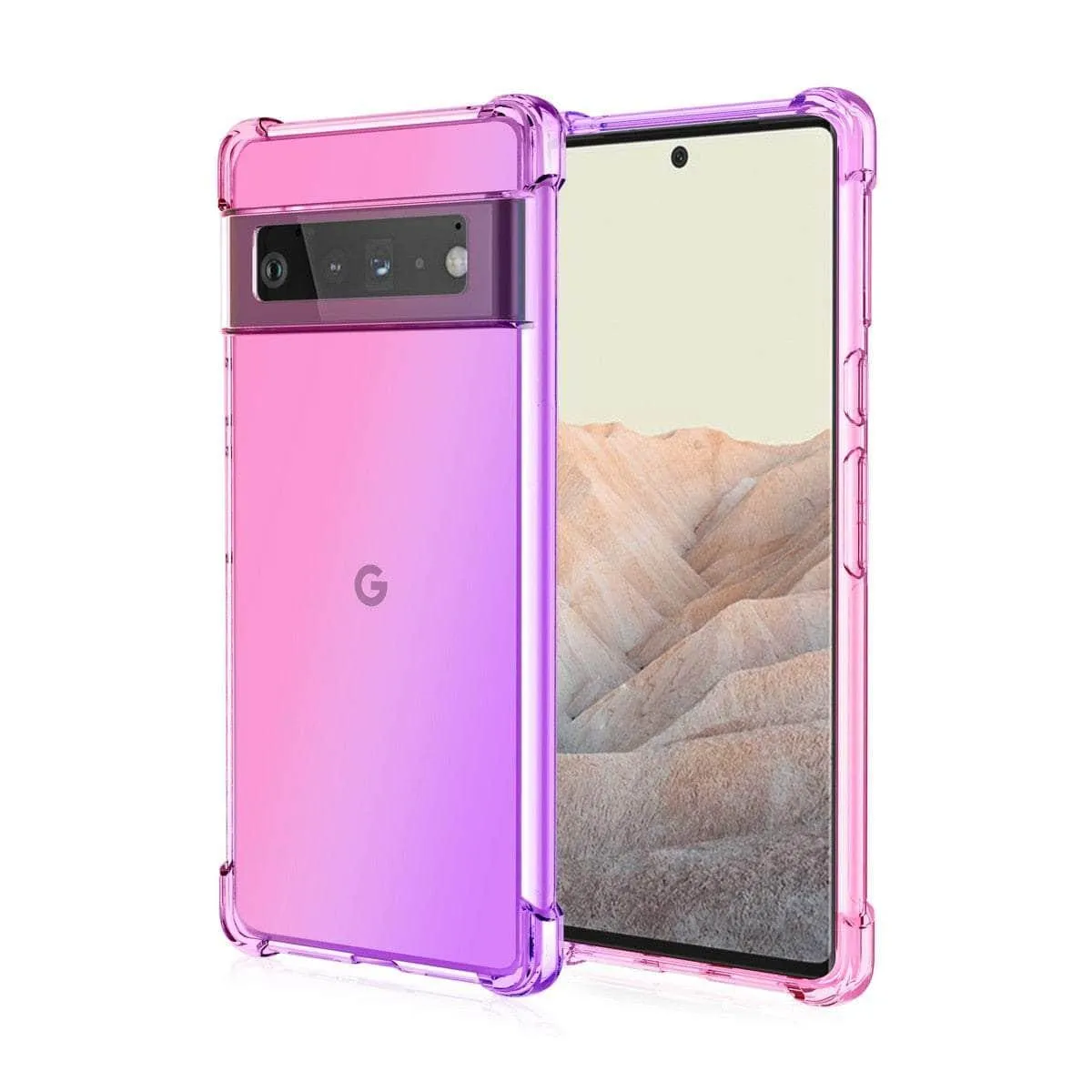Shockproof Air-Bag Gradient Silicone Pixel 8 Case