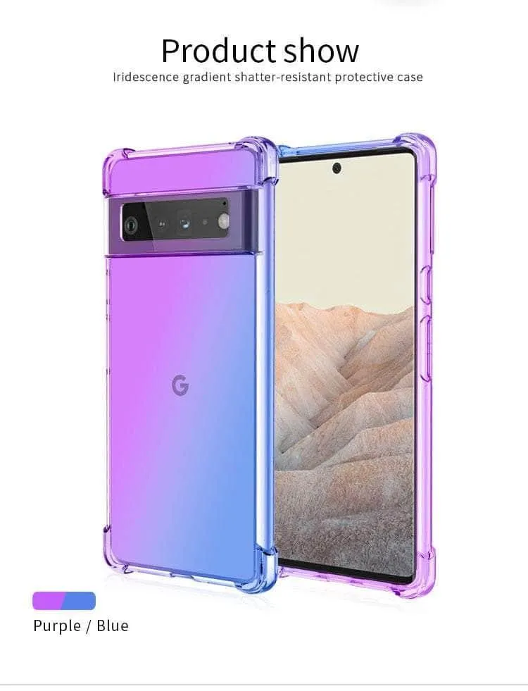 Shockproof Air-Bag Gradient Silicone Pixel 8 Case