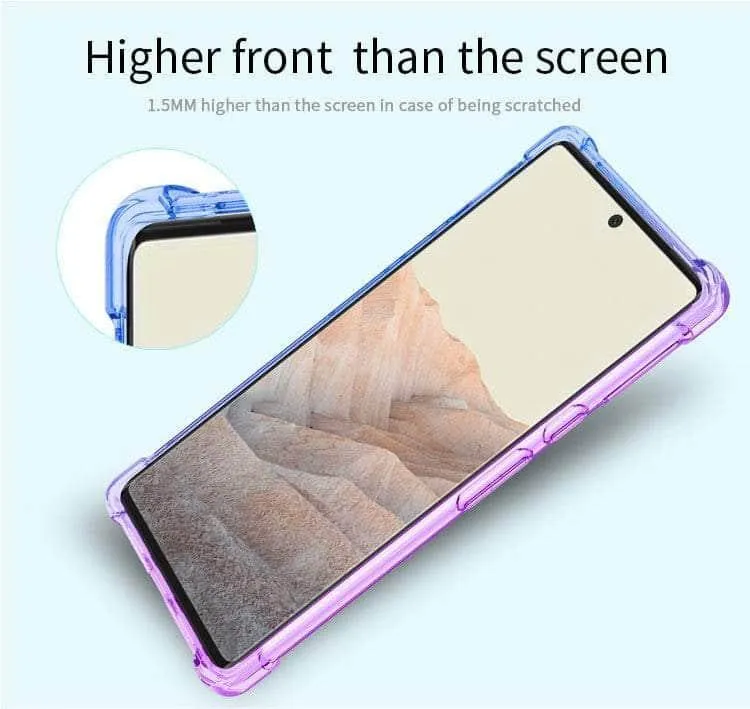 Shockproof Air-Bag Gradient Silicone Pixel 8 Case
